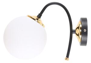 Biało-czarny kinkiet ø 15 cm Yoyo – Squid Lighting
