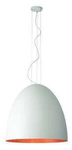 Nowodvorski Egg 10325 lampa wisząca zwis 1x40W E27 biała/miedziana