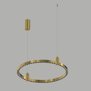 Ledowa lampa wisząca Diamante No.2 CO1 60 cm złota Altavola Design
