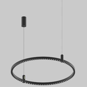 Ledowa lampa wisząca Diamante No.2 CO1 80 cm czarna Altavola Design