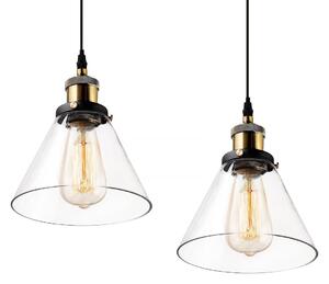 NEW YORK LOFT NO.1 - 2x Szklana lampa wisząca Altavola Design