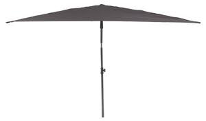 Szary prostokątny parasol ogrodowy - Pevo