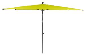 Limonkowy prostokątny parasol balkonowy - Pevo