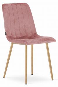 Krzesło TURIN różowy asksamit