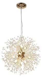 Lampa wisząca "dmuchawiec" Żyrandol Gold Glamour 12 50cm Vildevik 11486