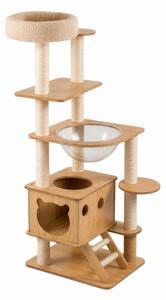 Drapak dla kota HAPPY CAT 147x40x40 cm, beżowy