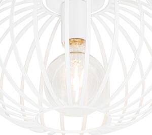 Designerska lampa sufitowa biała 30 cm - Johanna Oswietlenie wewnetrzne