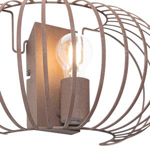 Designerska lampa ścienna rdzawobrązowa 39 cm - Johanna Oswietlenie wewnetrzne