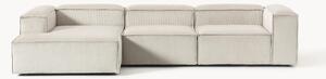 Narożna sofa modułowa ze sztruksu Lennon (4-osobowa)