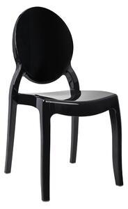 Krzesło Elizabeth Czarne - Poliwęglan