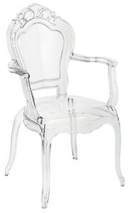 Krzesło King Arm Transparentne - Poliwęglan