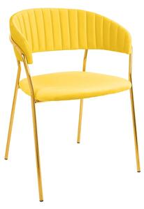 Krzesło Margo Żółte