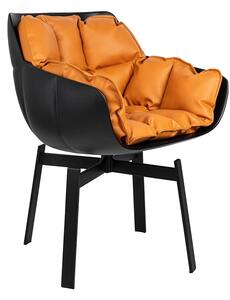 Krzesło Obrotowe Shiba Brązowe / Czarne