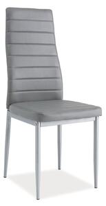 Krzesło tapicerowane H-261 alu szare