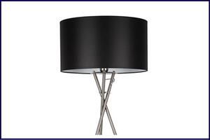 Czarna elegancka lampa stojąca trójnóg - A23-Warsa