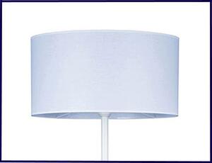 Biała minimalistyczna lampa stojąca na nóżce - A27-Hoka