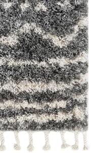 Ciemnoszary dywan pokojowy shaggy - Nikari 6X