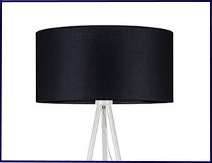Czarno-biała nowoczesna lampa podłogowa - A28-Olpa