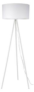 Biała minimalistyczna lampa stojąca trójnóg - A28-Olpa