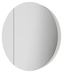 Szafka ?azienkowa z lustrem z o?wietleniem TALOS Picasso Style bia?a Ø 60cm - z wysokiej jako?ci aluminiowym korpusem - Nowoczesne meble ?azienkowe ze zintegrowanym o?wietleniem LED