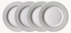 Komplet talerzy deserowych z porcelany Gift Set Flat, 4 elem