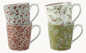 Komplet kubków z porcelany Gift, 4 elem