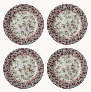 Komplet talerzy deserowych z porcelany Gift, 4 elem