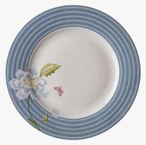 Komplet talerzy śniadaniowych z porcelany Seaspray Candy Stripe, 4 elem