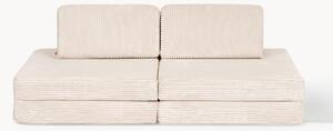 Ręcznie wykonana dziecięca sofa modułowa ze sztruksu Mila