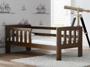 Łóżko dziecięce drewniane ALA 160X70 orzech
