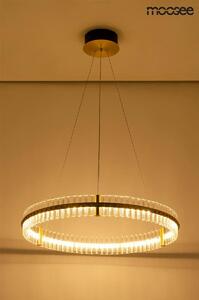 EMWOmeble MOOSEE lampa wisząca SATURNUS 85 złota - LED, kryształ, stal szczotkowana