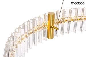 MebleMWM MOOSEE lampa wisząca SATURNUS 70 złota - LED, kryształ, stal szczotkowana