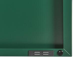 Nowoczesna szafka stalowa dwudrzwiowa zielona Uria Beliani