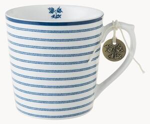 Komplet kubków z porcelany Candy Stripe, 4 elem