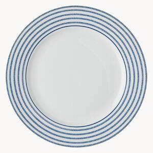 Komplet talerzy śniadaniowych z porcelany Candy Stripe, 4 elem