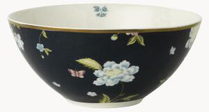 Komplet miseczek z porcelany Midnight Uni, 4 elem