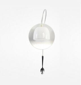 Lampa Ścienna Ingo Maurer, Light au Lait, biały, salon, ceramika, design