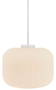Lampa Wisząca Nordlux, Milford 30, ściemnialny, biały, salon, szkło, skandynawski