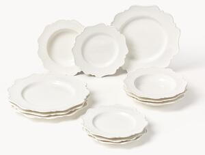 Komplet naczyń z porcelany Grace, dla 4 osób (12 elem.)