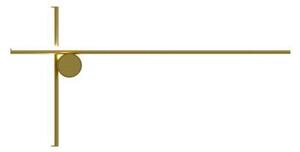 Lampa Ścienna FLOS, Coordinates, ściemnialny, złoty | mosiężny, przedpokój, metal, design