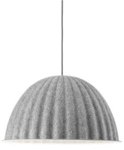 Lampa Wisząca Muuto, ściemnialny, szary, jadalnia, tkanina | tekstylia, skandynawski