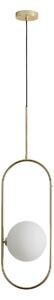 Lampa Wisząca Aromas del Campo, Abbacus, ściemnialny, złoty | mosiężny, salon, metal, nowoczesny
