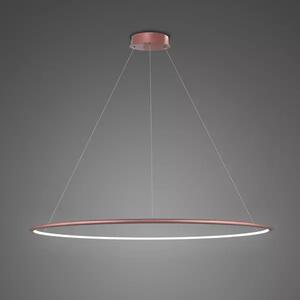 Lampa wisząca Ledowe Okręgi No.1 Φ60 cm in 4k czerwona Altavola Design