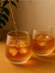 Sinsay - Ryflowane szklanki 2 pack - clear