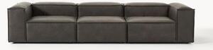 Sofa modułowa ze skóry z recyklingu Lennon (4-osobowa)
