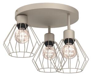 Luminex Plafon PARKLA 3xE27/15W/230V beżowy LU9800A