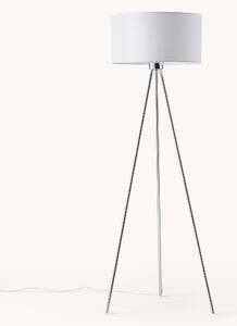 Lampa podłogowa trójnóg z kloszem z tkaniny Cella