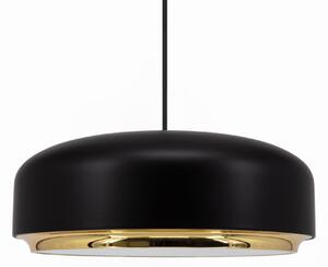 Lampa Hazel medium black UMAGE - czarna / złoty dekor /Kolor: Czarny/