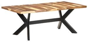 Stół jadalniany, 200x100x75 cm, drewno z miodowym wykończeniem