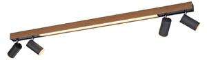 Lampa Sufitowa PURE, PURE Lines Spot, ściemnialny, drewniany, salon, metal